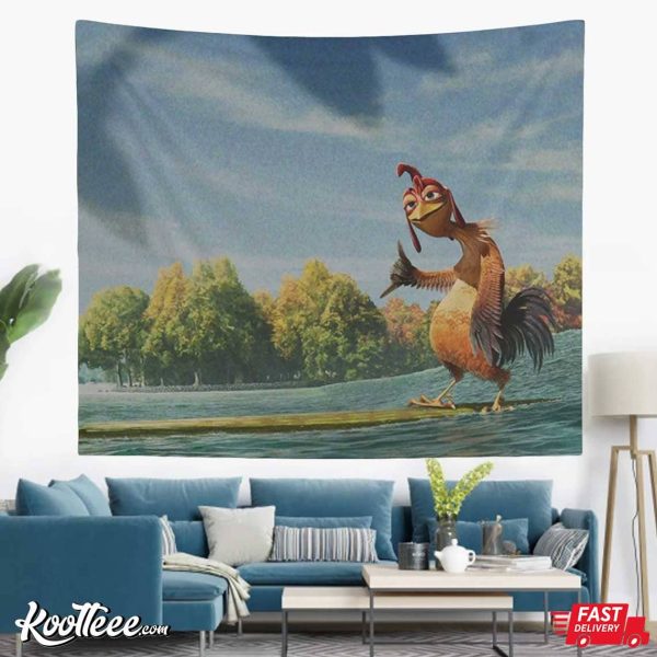 Chicken Joe Surf’s Up Wall Tapestry