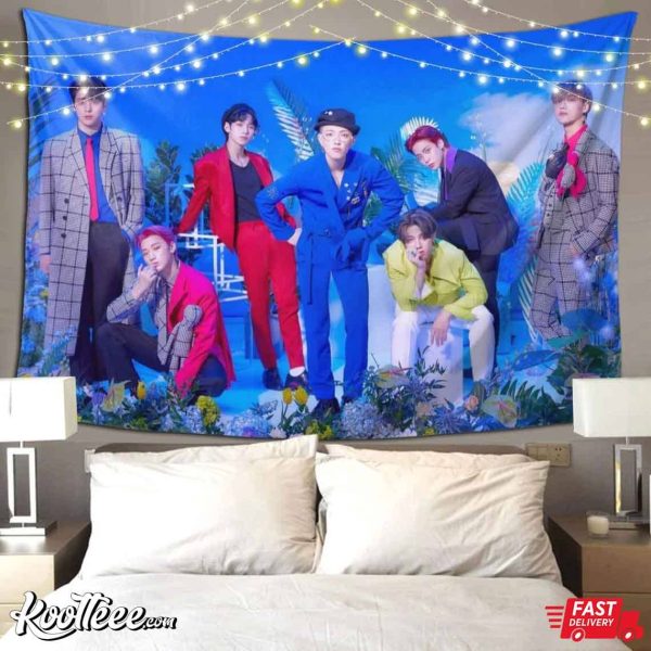 ATEEZ Celebrate Kpop Music Wall Tapestry