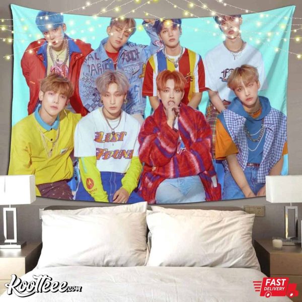 ATEEZ Kpop Music Wall Tapestry