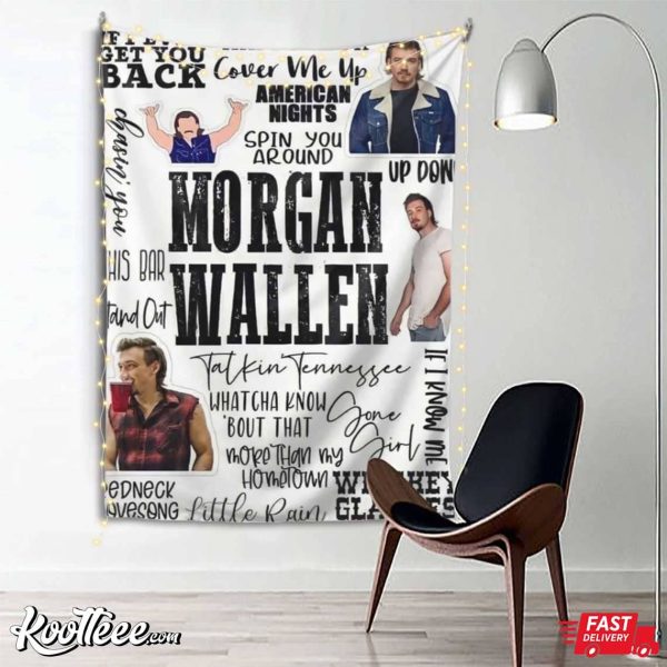 Morgan Wallen Songs List Wall Tapestry