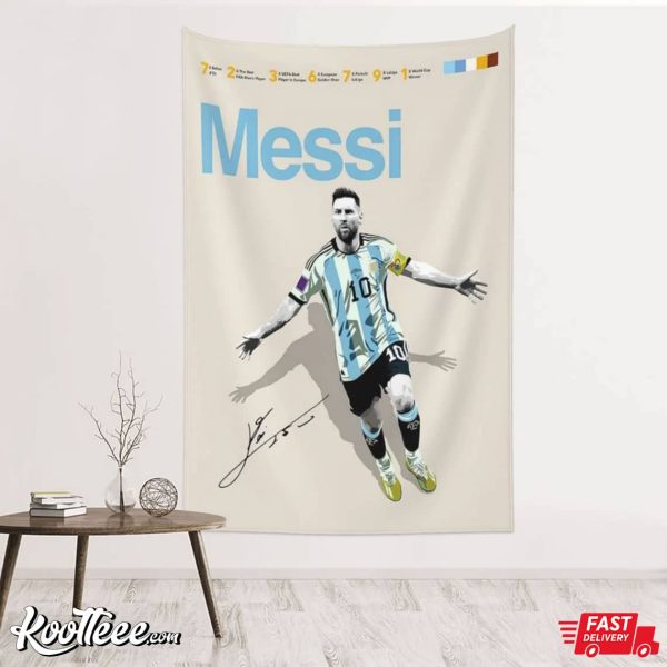 Messi World Cup Wall Tapestry