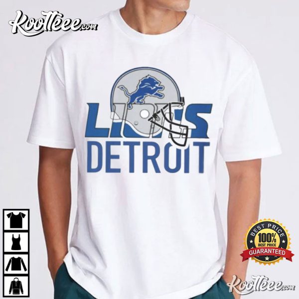 Detroit Lions Helmet Logo 2023 T-Shirt