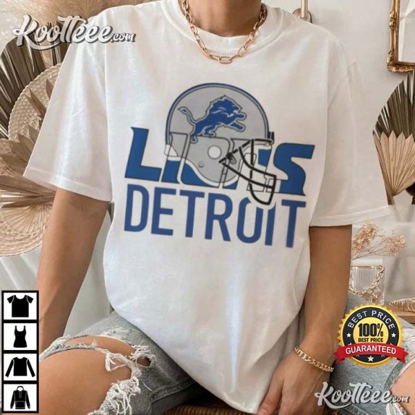 Detroit Lions Helmet Logo 2023 T-Shirt