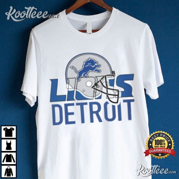 Detroit Lions Helmet Logo 2023 T-Shirt