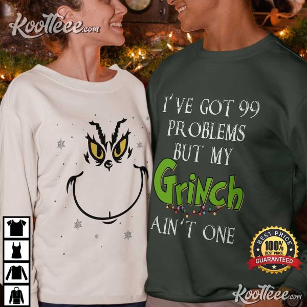 The Grinchmas Matching Couple Shirts
