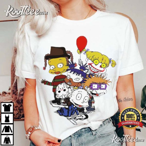 Rugrats Horror Characters Halloween T-Shirt