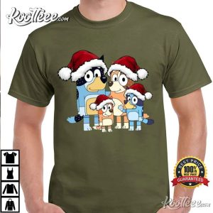 Bluey And Bingo Family Christmas T-Shirt