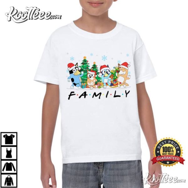 Bluey Family Christmas T-Shirt