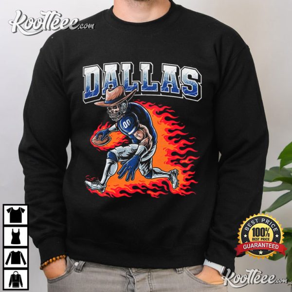 Dallas Cowboys Graphic Bootleg T-Shirt