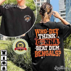 Cincinnati Bengals Tommy Hilfiger All Over T Shirt Size 2XL NFL All Over  Who Dey