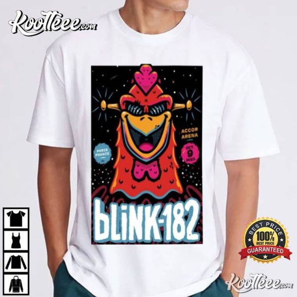 Blink-182 Paris Accor Arena France T-Shirt