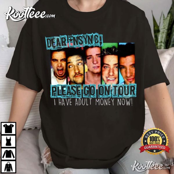 NSYNC Please Go On Tour I Have Adult Money Now Funny T-Shirt