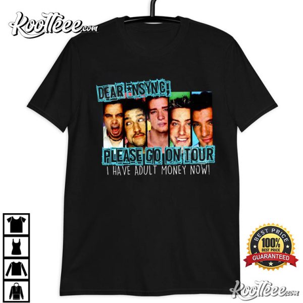 NSYNC Please Go On Tour I Have Adult Money Now Funny T-Shirt