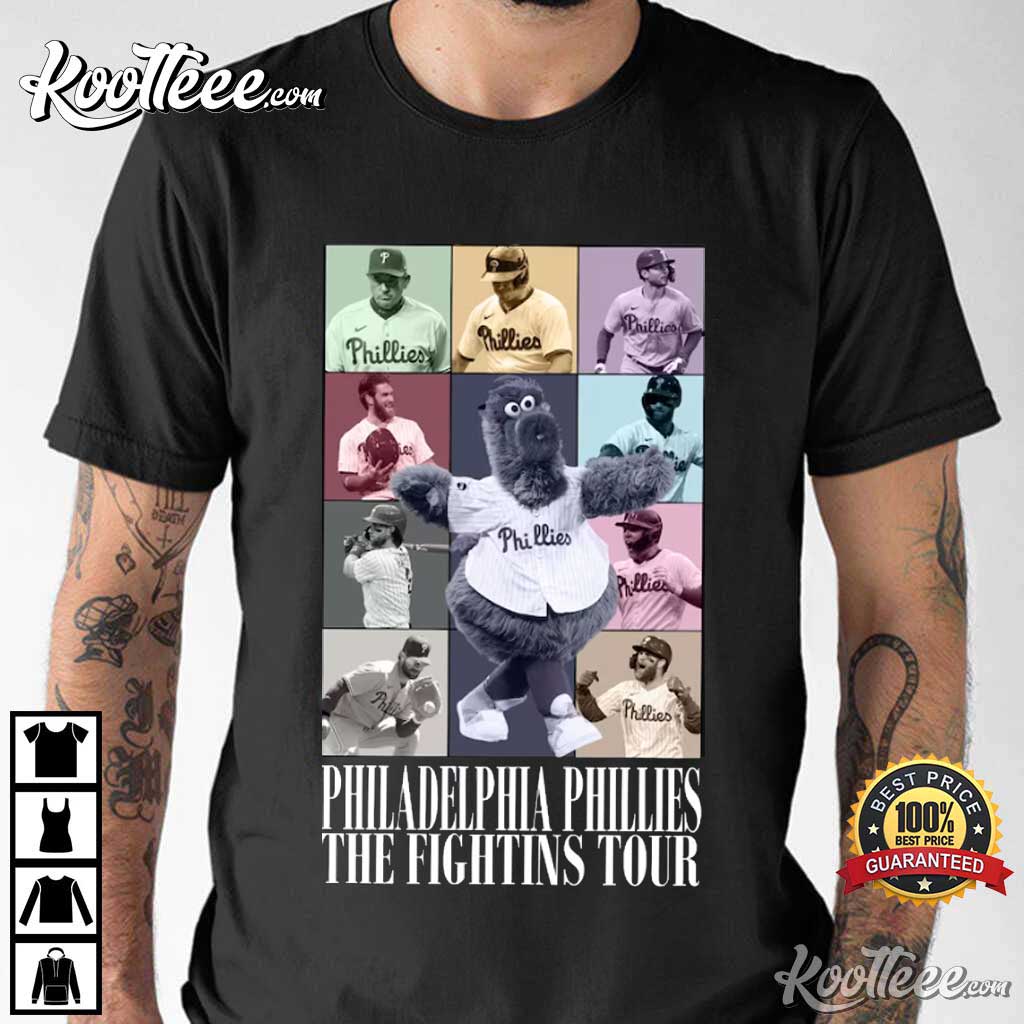 Vintage PHILADELPHIA PHILLIES Baseball T-Shirt Throwback NOS Sand Knit L  Youth