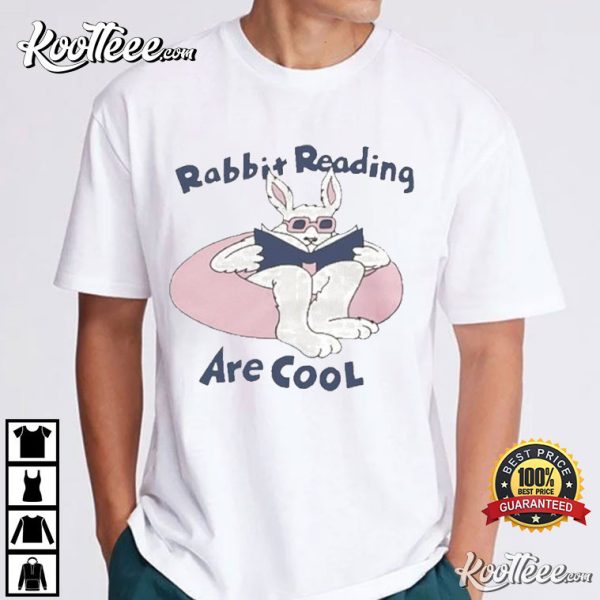 Rabbit Reading Are Cool T-Shirt