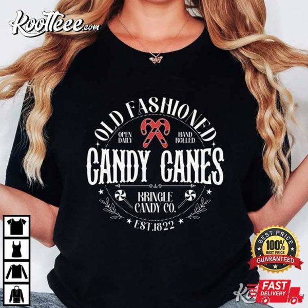 Candy Canes North Pole Christmas T-Shirt