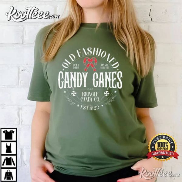 Candy Canes North Pole Christmas T-Shirt