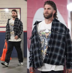 Bryce Harper T Shirt, Bryce Harper Deion Sanders Coach Prime shirt