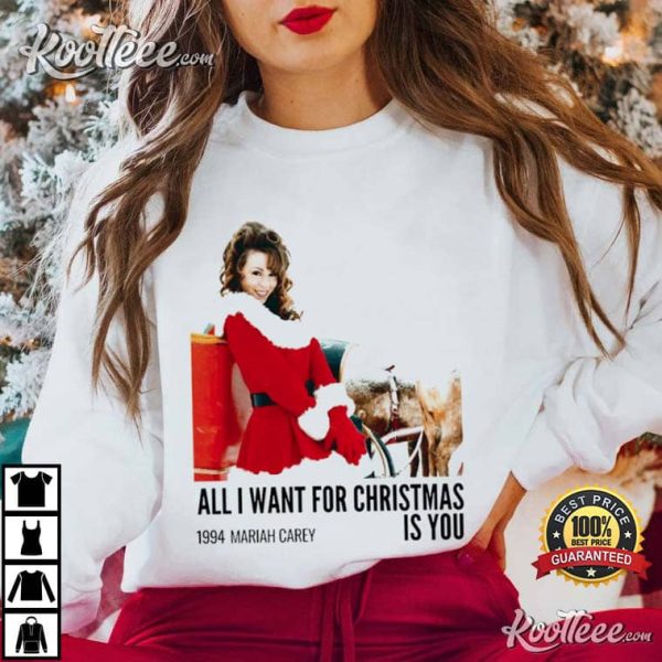 Mariah Carey 1994 All I Want For Christmas T-Shirt