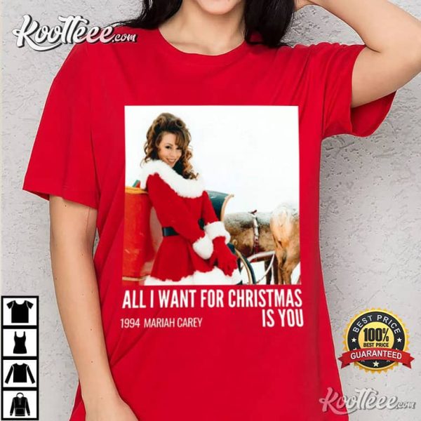 Mariah Carey 1994 All I Want For Christmas T-Shirt