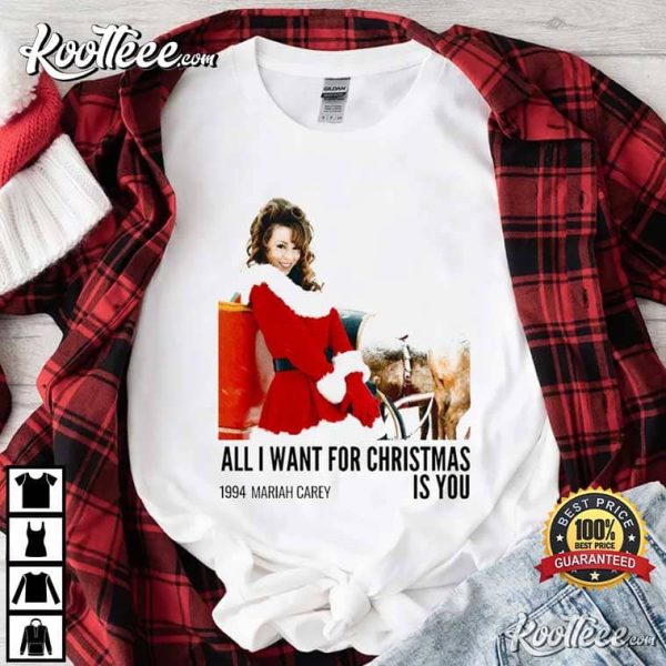 Mariah Carey 1994 All I Want For Christmas T-Shirt