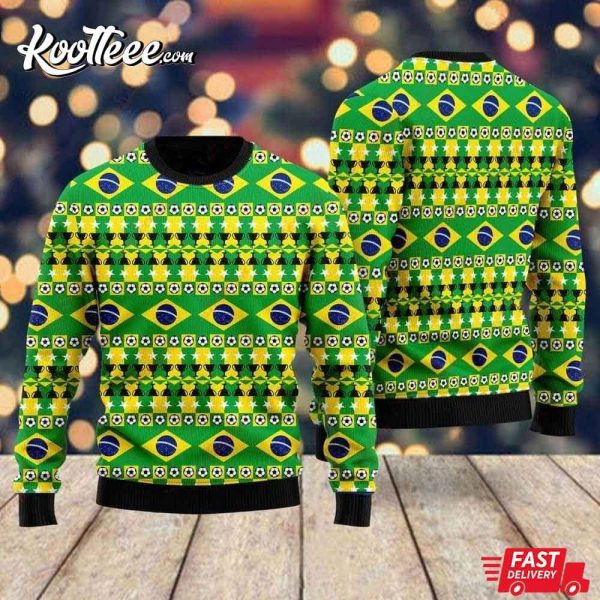 Brazil Football Cup Ugly Sweater