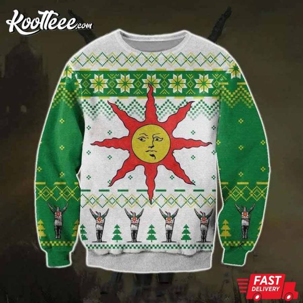 Dark Souls Solaire Of Astora Praise The Sun Ugly Sweater