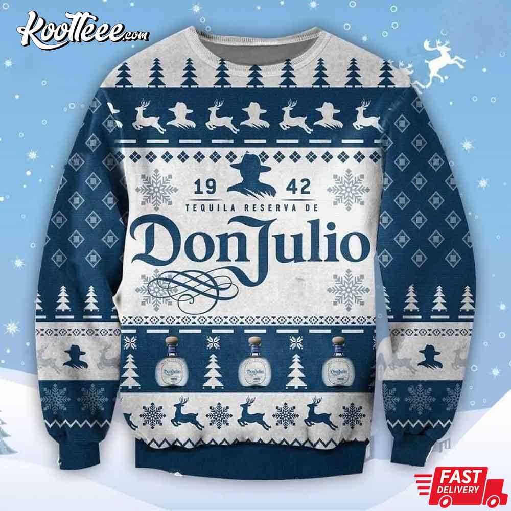 Don Julio Tequila Christmas Ugly Sweater