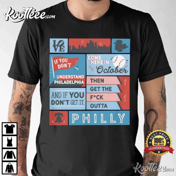 Philadelphia Phillies Get The Fck Outta T-Shirt