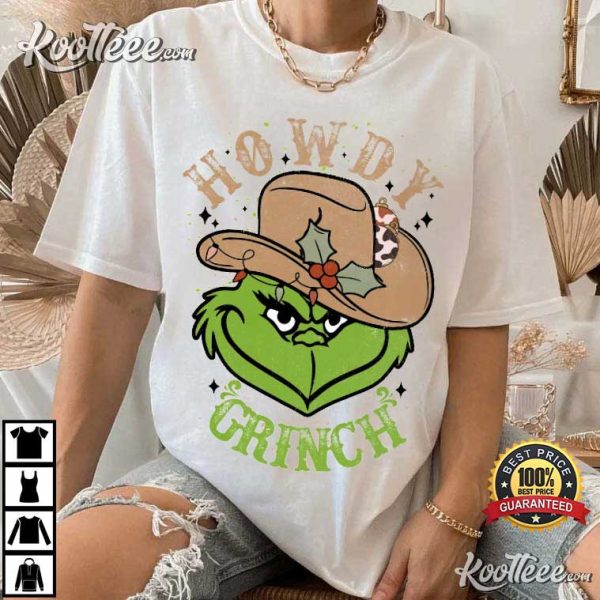 Howdy Grinch Christmas Holiday T-Shirt