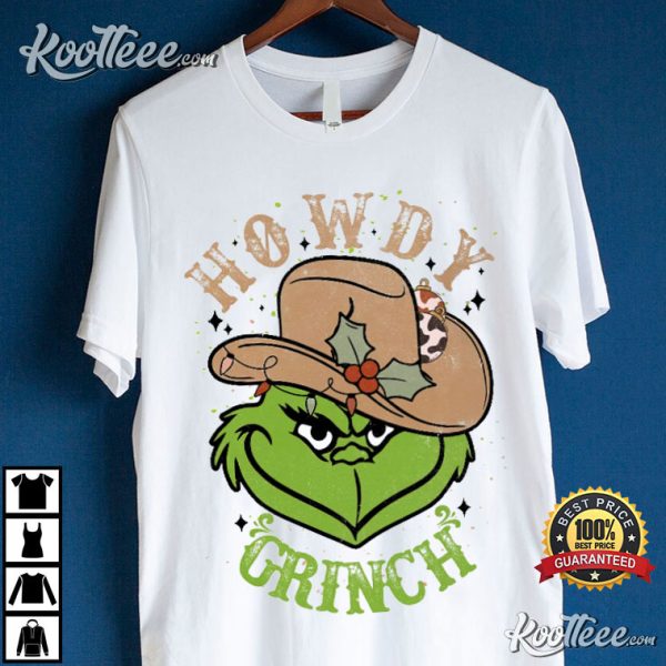 Howdy Grinch Christmas Holiday T-Shirt