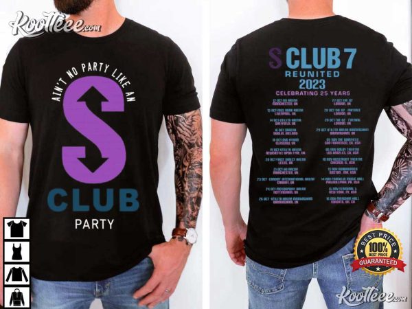 S Club 7 UK Tour 2023 T-Shirt