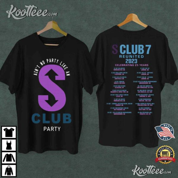 S Club 7 UK Tour 2023 T-Shirt