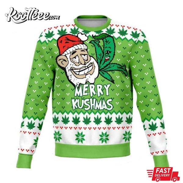 Merry Kushmas Weed Ugly Sweater