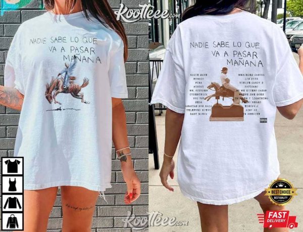 Bad Bunny Nadie Sabe Lo Que Va A Pasar Manana Album T-Shirt