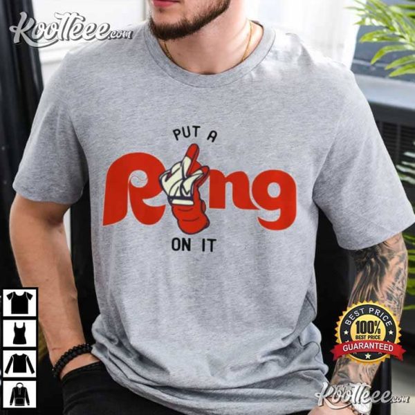 Nick Castellanos Ring Finger Put A Ring T-Shirt