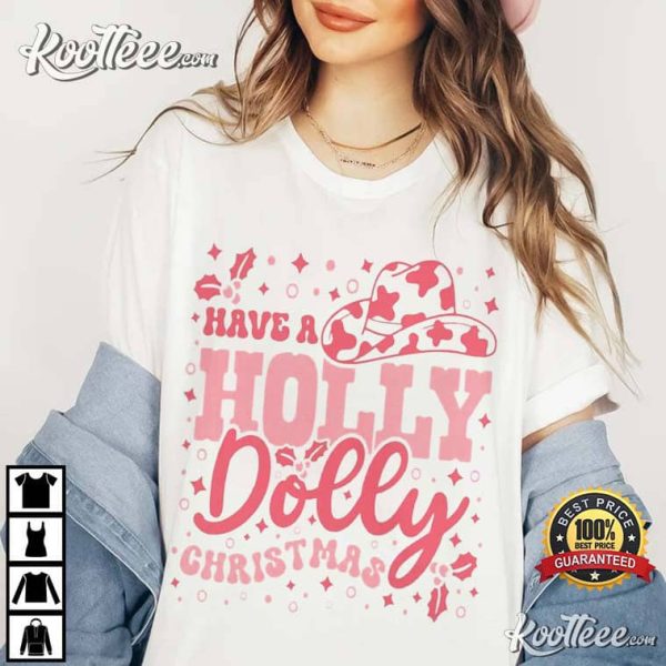 Holly Christmas Dolly Parton T-Shirt