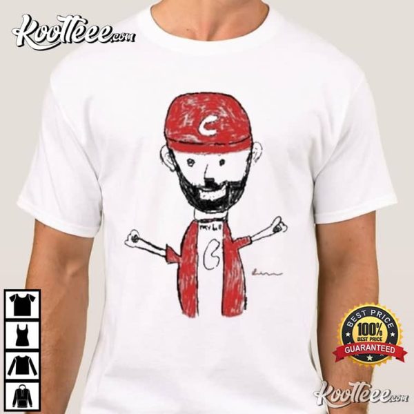 Nick Castellanos Cincinnati Designed By Liam Castellanos T-Shirt