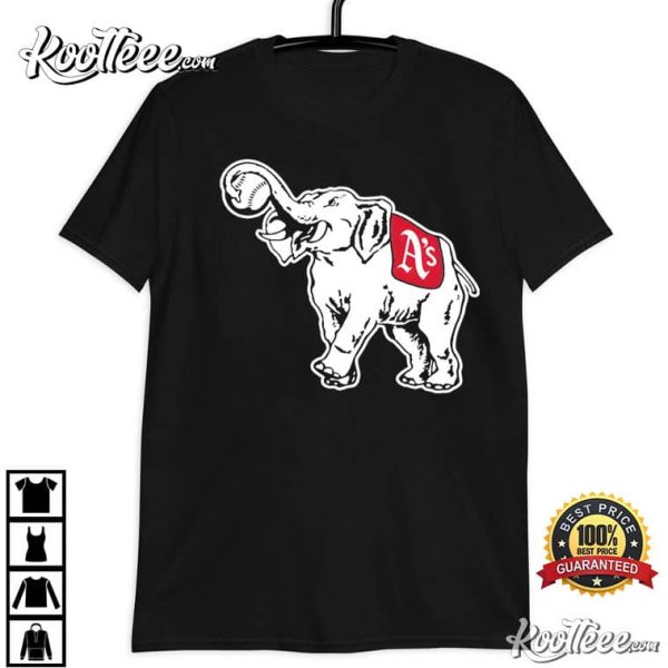 Philadelphia Athletics Oaklands Elephant Logo T-Shirt