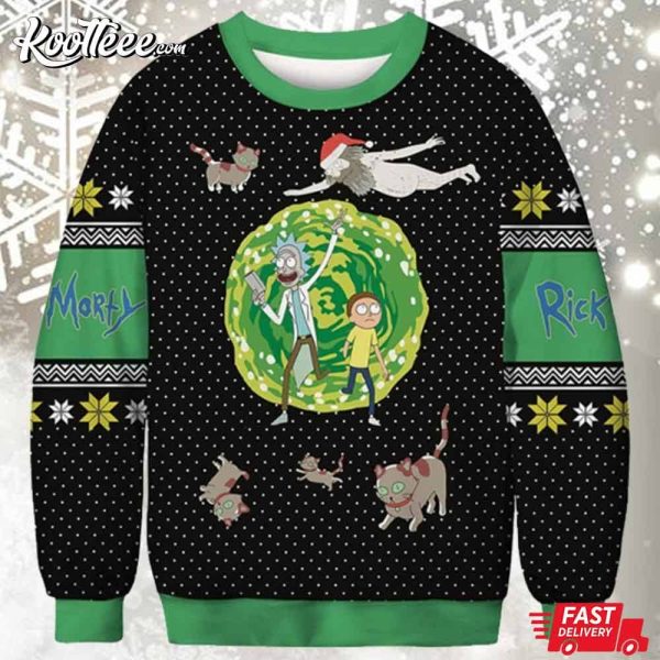 Rick And Morty Cartoon Network Ugly Sweater