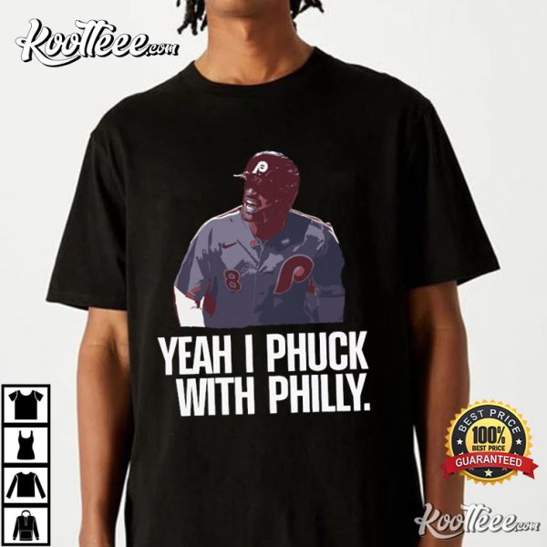 Nick Castellanos Yeah I Phuck with Philly T-Shirt