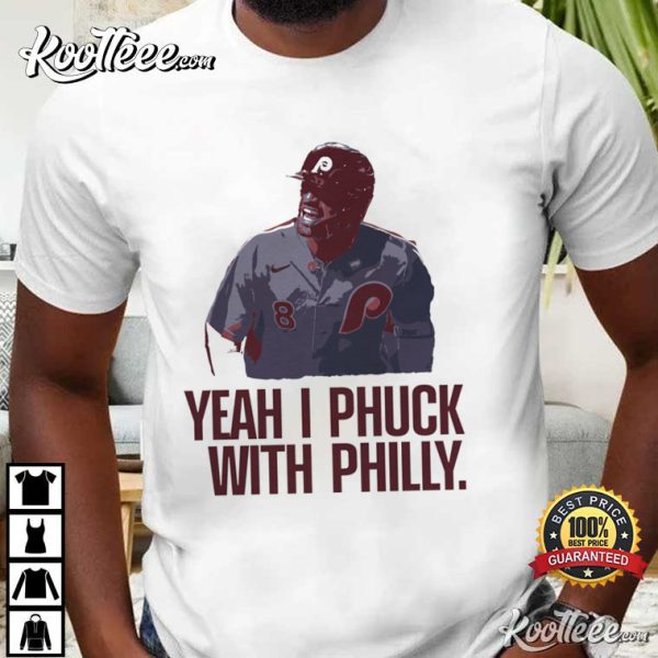 Nick Castellanos Yeah I Phuck with Philly T-Shirt