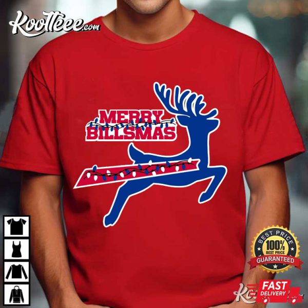 Merry Billsmas Buffalo Bills Christmas Football Gift T-Shirt