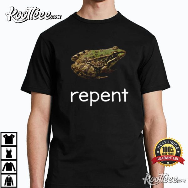 Repent Frog Joke Unisex T-Shirt