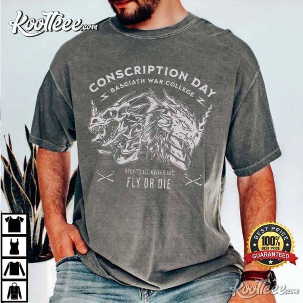 Fourth Wing Conscription Day Comfort Colors T-Shirt
