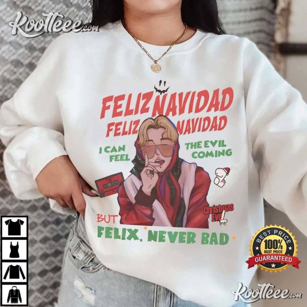 Feliz Navidad Stray Kids Christmas Evel T-Shirt