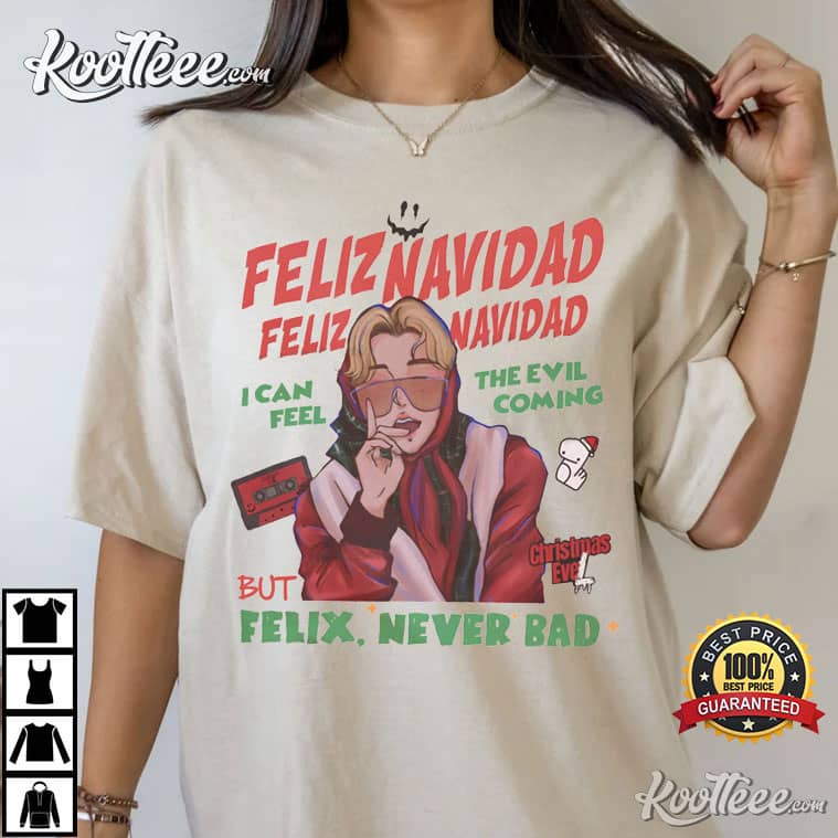 Feliz Navidad Stray Kids Christmas Evel T-Shirt