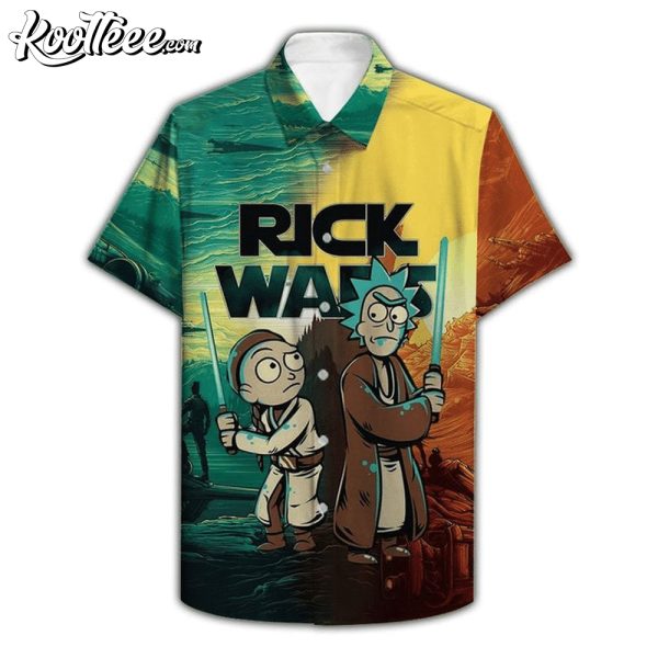 Rick Morty Entwined Star Wars Hawaiian Shirt