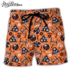 Darth Vader Star Wars Sugar Skull Pattern Hawaiian Shorts Darth Vader Star Wars Sugar Skull Pattern Hawaiian Shorts