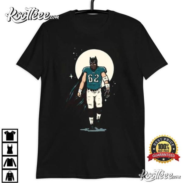 Jason Kelce Batman Cartoon T-Shirt